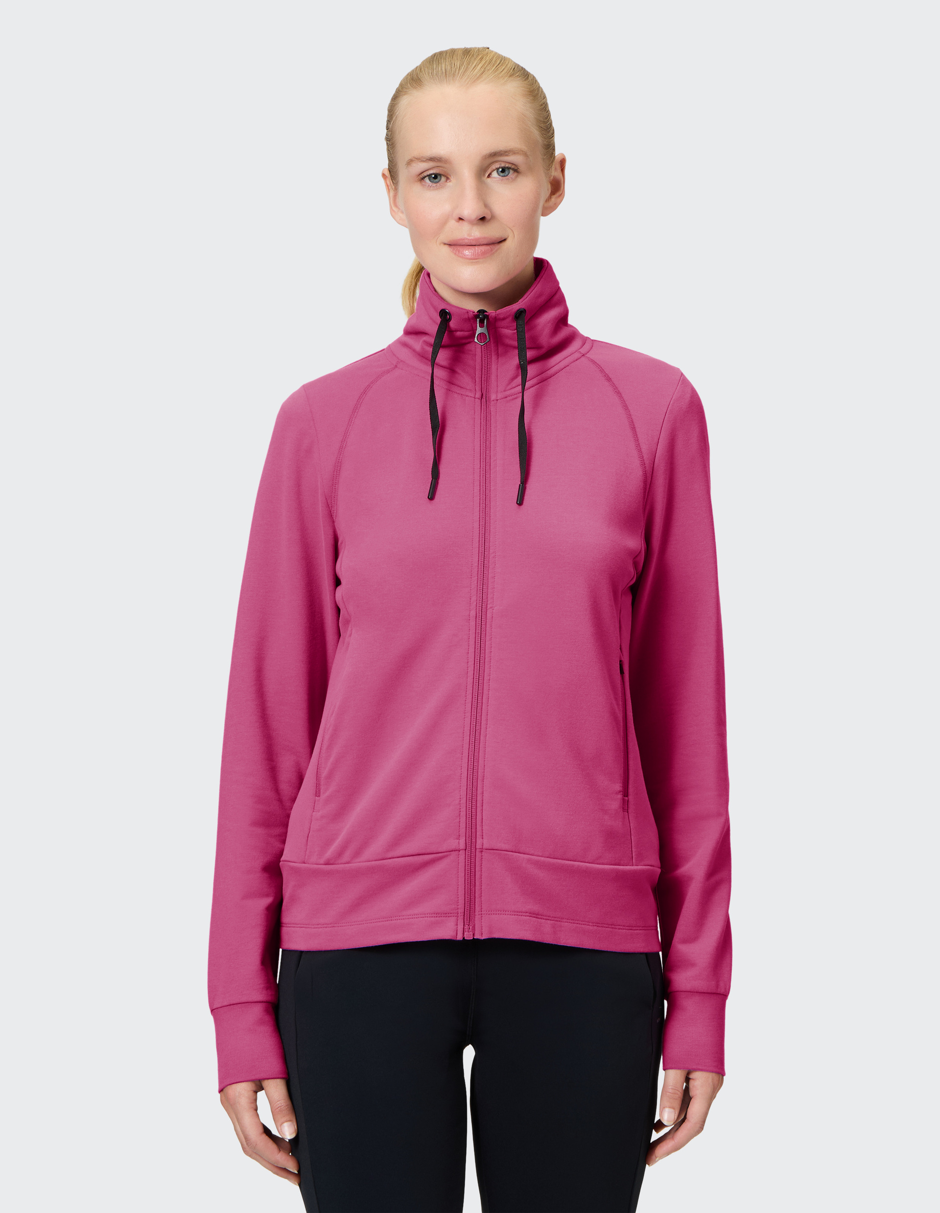 Sport-Sweatjacke für Damen mit Stehkragen FLORENCE