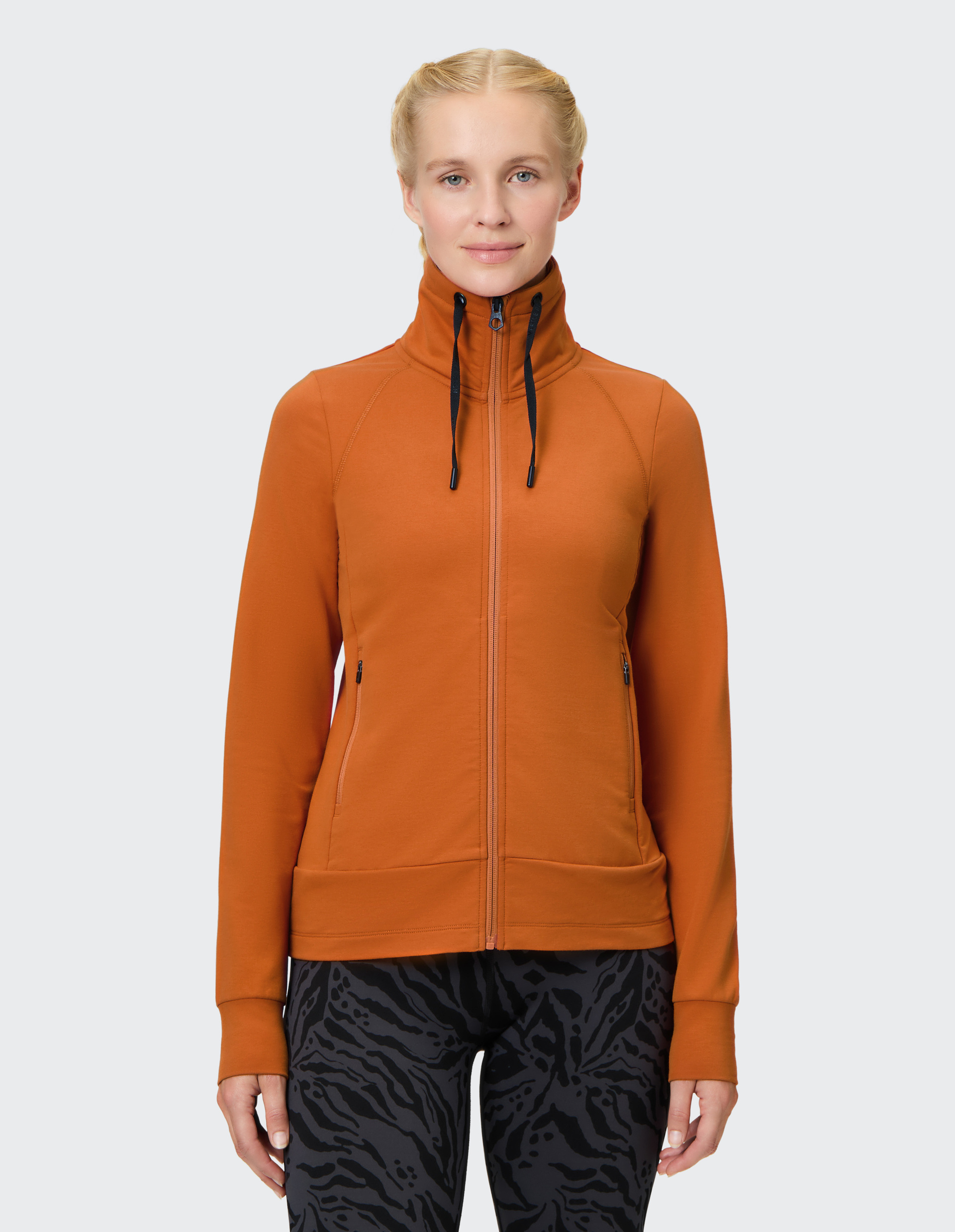 Sport-Sweatjacke für Damen mit Stehkragen FLORENCE